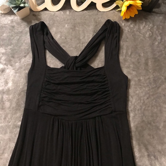 SALE! 🖤Simple Cotton Black Sundress🖤 - Picture 2 of 4